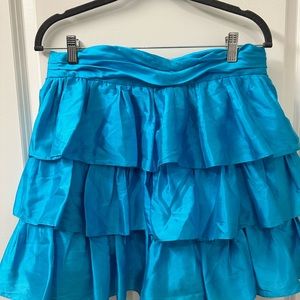 Ralph Lauren Collection 100% Silk Ruffle Skirt